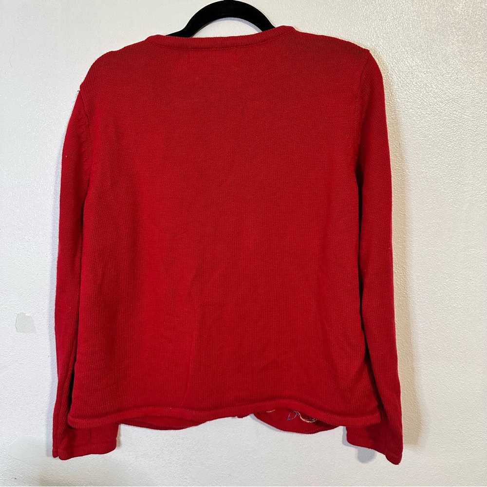 Holiday Snowman Red Sweater - Picture 5 of 10